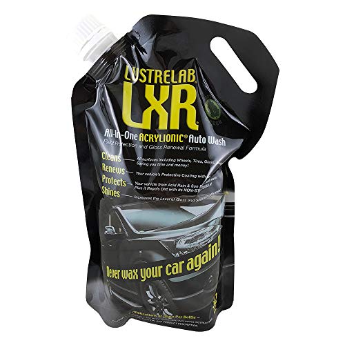 LustreLab LXR All-in-One Car Wash (32oz) Eliminates the Need for Car Wax  Patented Acrylionic Formula  Best Car Wash  Car Accessories  All In One Car Wash Kit