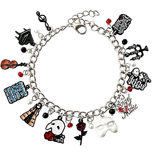 Phantom Opera Bracelet Charm Broadway Horror Bracelet Gifts for Woman