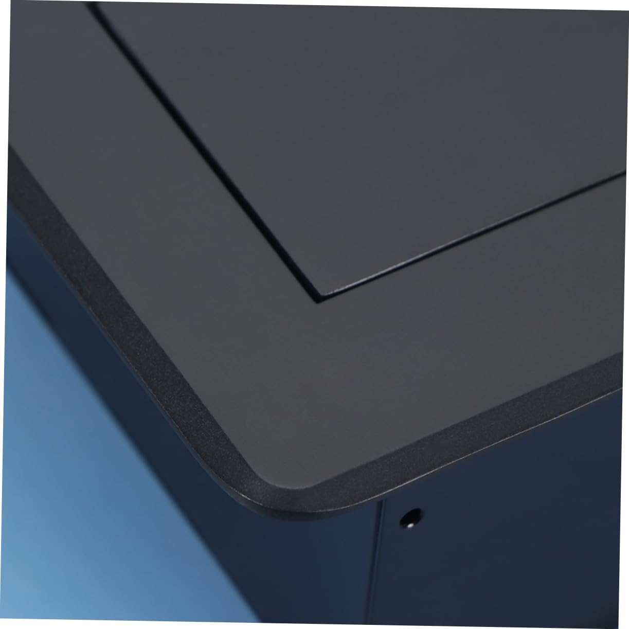 3 Europäischen Steckdosen Pop Up Steckdose, Schwarzes Aluminiumgehäuse