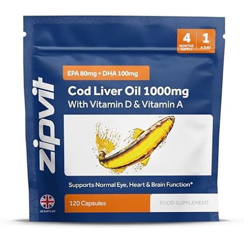 Zipvit Cod Liver Oil Capsules with Vitamins Cover