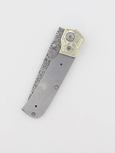 Miniatura 10 de San Mai Damasco - Navaja de bolsillo plegable - Caza - Pesca - Camping - Aire libre - Personalizado (SC53)