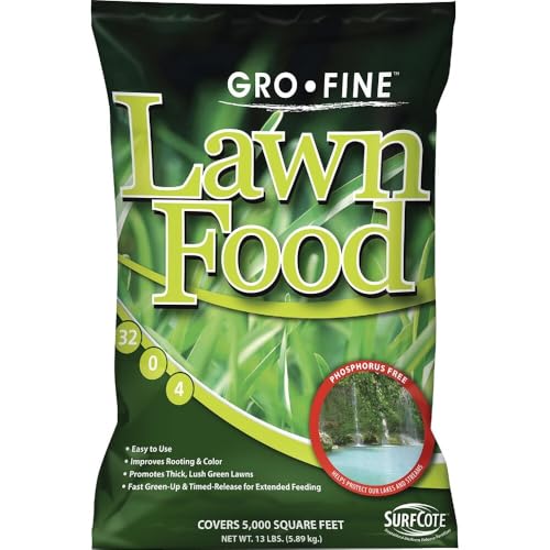 GRO-Fine 13 Lb. 5000 Sq. Ft. 32-0-4 Phosphorus Free Lawn Fertilizer miniatura 1