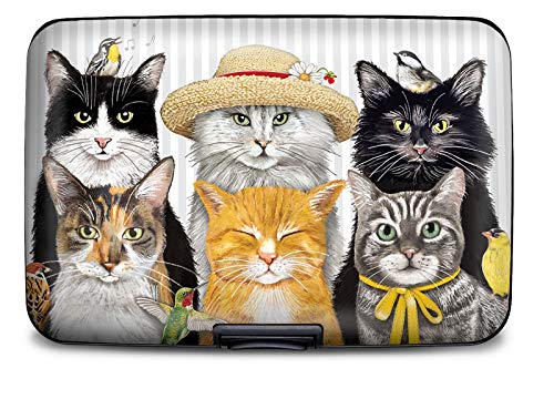 Monarque Carteira blindada segura RFID, Gatos Mary Lake-Thompson, Small, Awsc