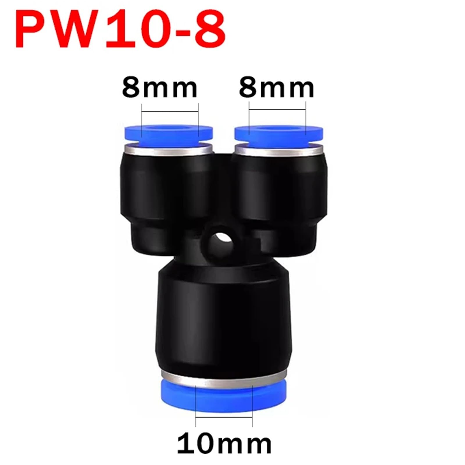 Złączki rurowe Plastikowe złącze pneumatyczne PY PW Connect 4 6mm 8mm 10mm 12mm 50szt (PW10-8)