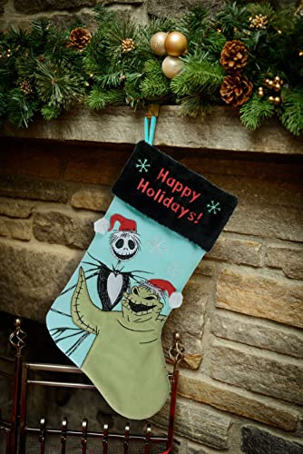 Ruz-The-Nightmare-Before-Christmas-Oogie-20-Applique-Christmas-Stocking-Gift-Holder-for-Stocking-Stuffers-Indoor-Home-Decor-and-Holiday-Decoration Ruz The Nightmare Before Christmas Oogie 20 Applique Christmas Stocking Gift Holder for Stocking Stuffers Indoor Home Decor and Holiday Decoration