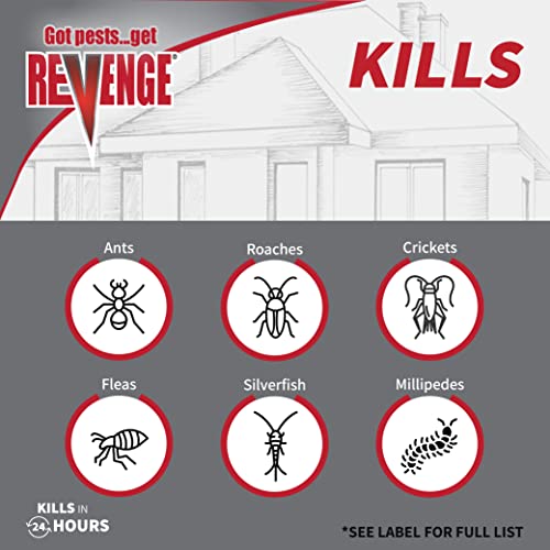 Revenge Ant Killer Granules, 4 lbs. Ready-to-Use Fast Acting Perimeter Treatment for Home Kills Ants, Fleas & Roaches - image 6