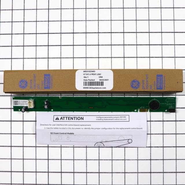 WD21X31899 Dishwasher User Control and Display Board