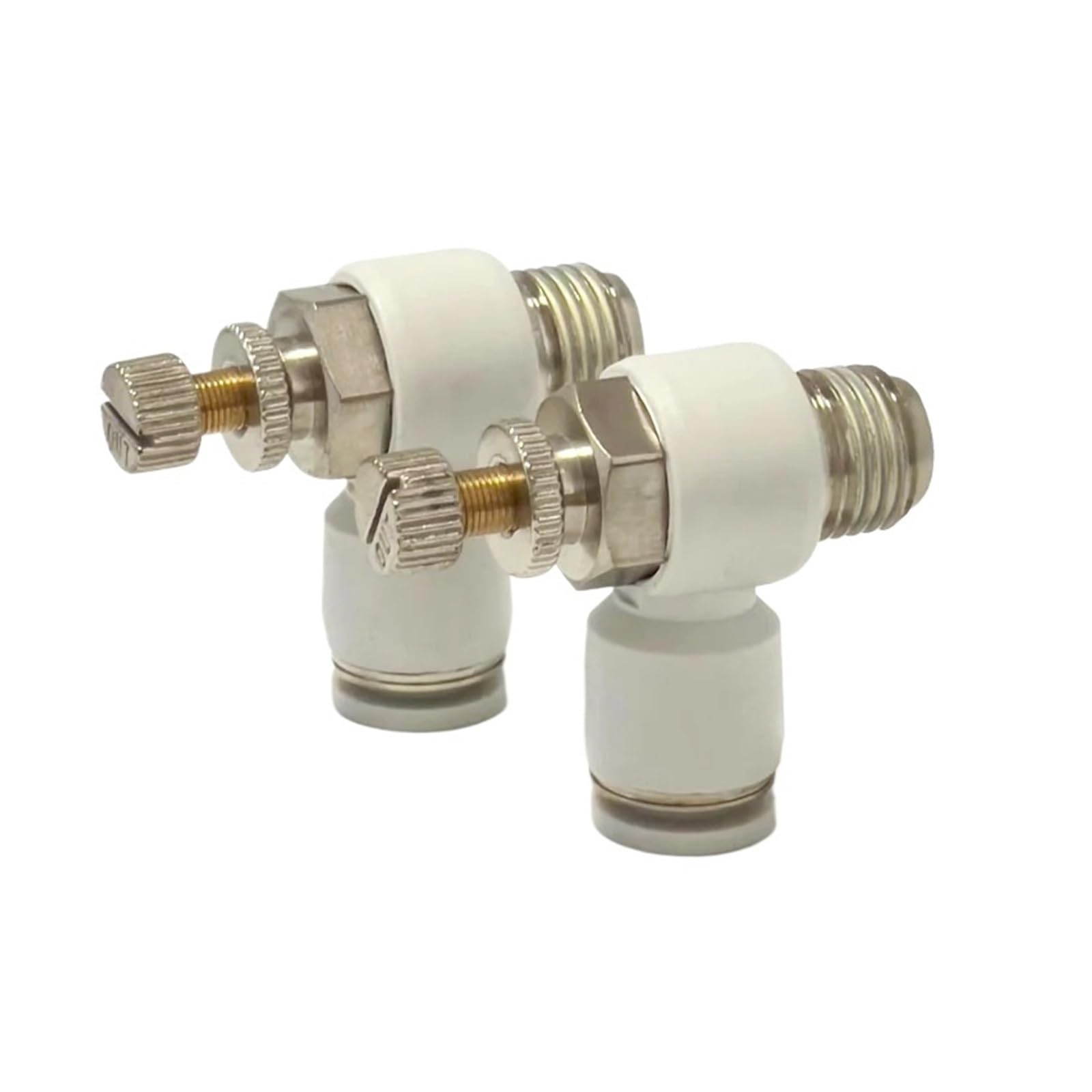 AARTERZZA 30PCS Pneumatic Trachea Joint Cylinder Speed Control Valve Exhaust Throttle Valve SL6-01/8-02/4-M5/10-03/4 Fittings(SL10-02)