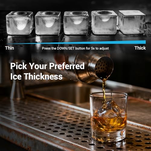 Máquina para hacer cubos de hielo transparentes miniatura 3