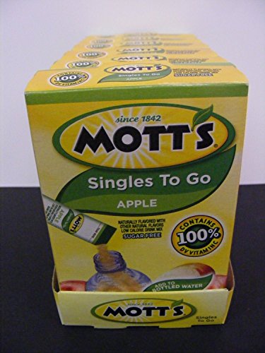 Mott's Apple Drink Mix Singles (Pack of 12)