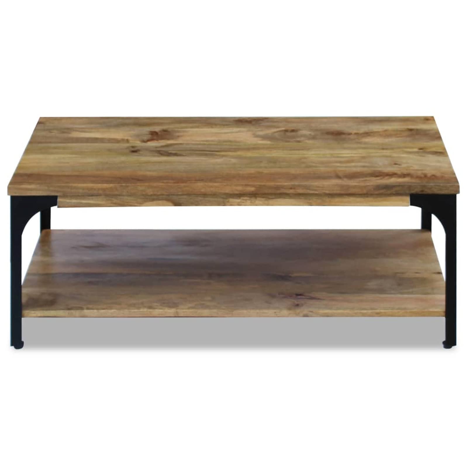Homgoday Table basse en bois de manguier 100 x 60 x 38 cm, table d'appoint, table d'appoint pour salon, salle de réception d'invités, chambre à coucher et mobilier de bureau