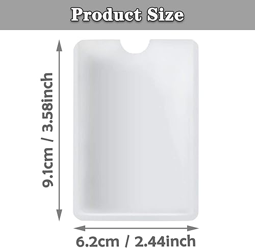 Miniatura 2 de Tarjetero con bloqueo RFID, protector de tarjeta de crédito e identidad para protección contra robos, paquete de 10 fundas seguras