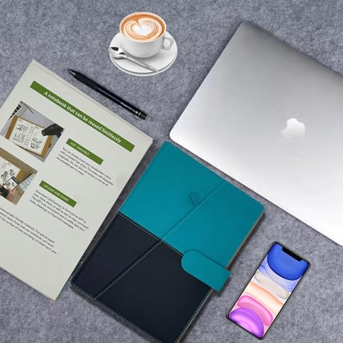 Carnet A5 imperméable réutilisable en papier de pierre avec stylo