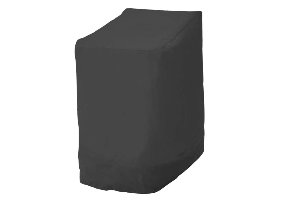 Copertura Impermeabile Per Sedie Da Giardino - Tessuto Oxford 210D, Pieghevole, Nero - Foto 6