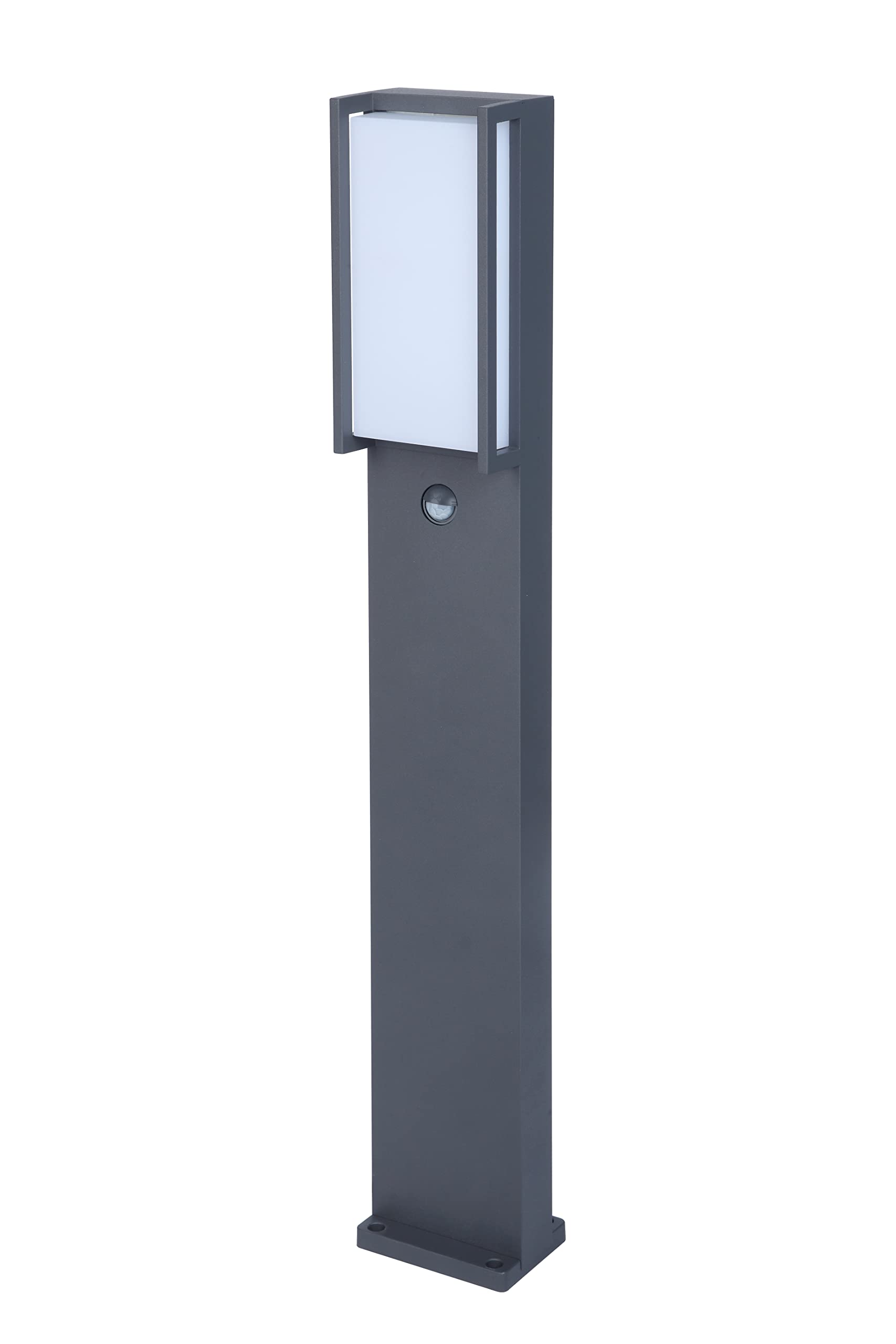 Lutec 6939412070285 QUBO LED-Außenstandleuchte mit Bewegungsmelder 18W Anthrazit