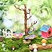 DoubleFill 48 Pcs Bird Feeder Craft Kits for Ages 3-8 Arts and Crafts DIY Wooden Painting Kits Outdoor Toys Party Favor Gifts