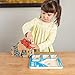 Fat Brain Toys Build It Blueprint Puzzles - Cabin Building & Construction for Ages 4 to 5