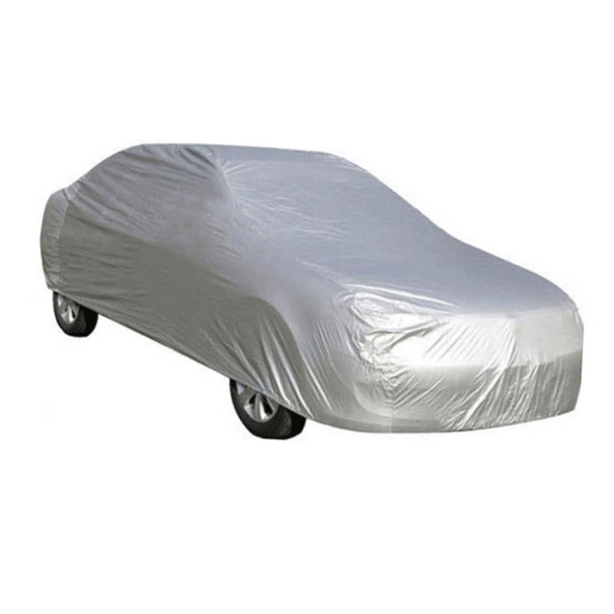 VINTORKY Waterproof Car Cover Universal Fit Silver Dustproof and Sunscreen Protection