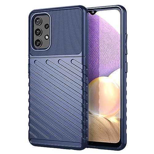 Casotec Shockproof Back Cover Case for Samsung Galaxy A32 5G / M32 5G | 360 Degree Protection | Protective Design | Anti-Scratch Tough Slim TPU Case for Samsung Galaxy A32 5G / M32 5G (Blue)