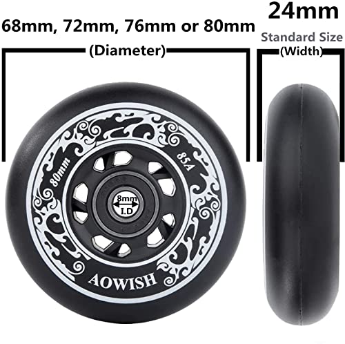 AOWISH Inline Skate Wheels