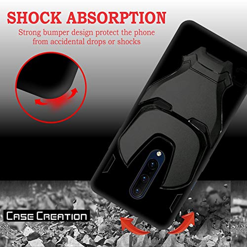 Image of COVERLY Official 3D Touch Feel Trending Avengers Logo Mask Soft Rugged Grip Silicone Iron Man Super Power Cartoon Movie Engraved Silicone Matte Back Cover for Oneplus 7 Pro -Black