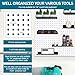 6 Pack 10 X 4 Inch Pegboard Shelves, Metal Peg Board Shelves Accessories, Can Be Used for Walls or Pegboards, Suitable for Bathroom,Kitchen and Garage for Storage and Organization, (Black, 10X4, 6)