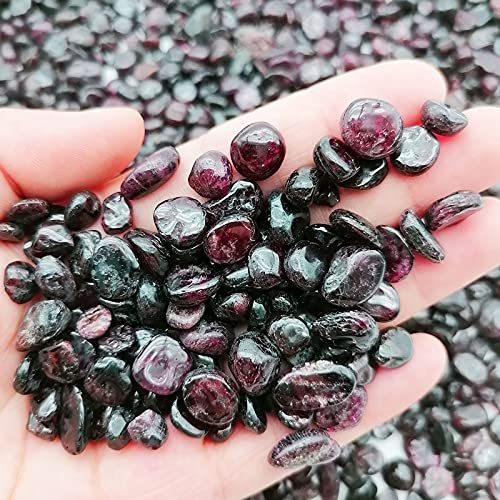 Image of 335g Assorted Garnet Quartz Crystals Rocks Garnet Crushed Crystal Quartz Tumbled Rocks and Crystals