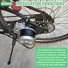 Electric Bike Conversion Kit, 36V 350W Thumb Kit E-Bicycle Kit, Mountain Bike Conversion Custom for Mountain Bike Conversion #3