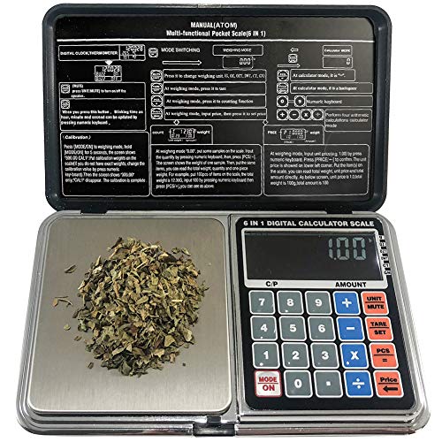 Báscula de Bolsillo Optima AT-202 con Calculadora miniatura 2