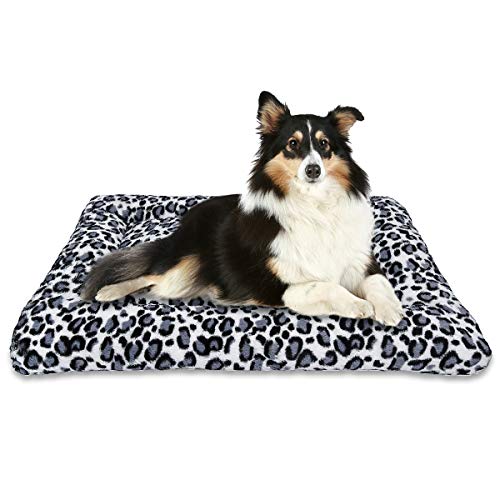 MIXJOY Dog Bed Crate Mat 30''/36''/42'' Washable Anti-Slip Kennel Pad for Large Medium