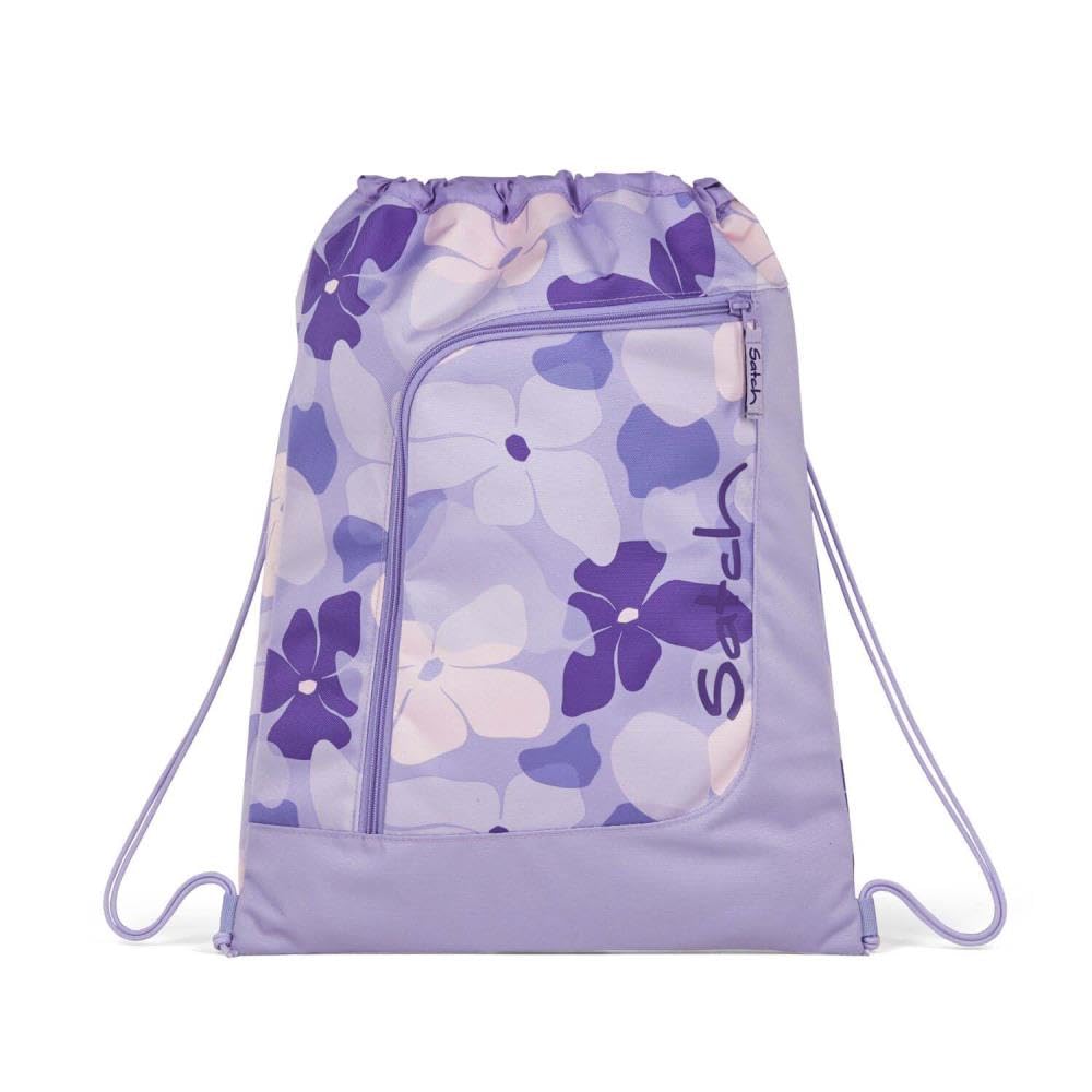 Satch Juego mochila Lilac Blossom Artículos escolares Unisex Poliéster Reciclado Multicolor