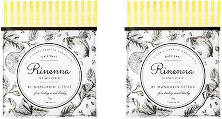 リネンナつけおき洗剤 トライアルパック 2個入り マンダリンシトラスの香り