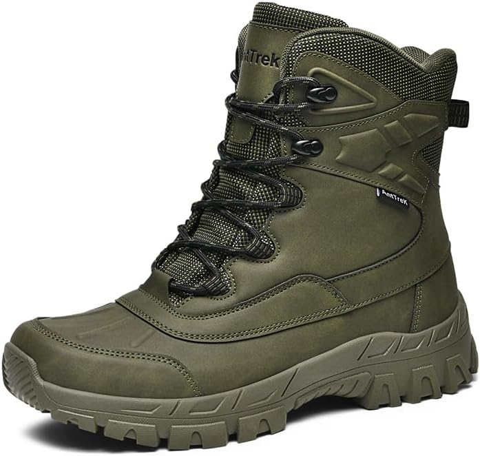 Men's High-top Hiking Shoes Four Seasons New Non-slip Field Training Boots Breathable Casual Hiking Boots Desert Adventure Boot