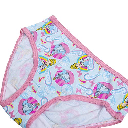 Disney girls Princess Panty Multipacks With Favorites Cinderella, Belle, Ariel and More in Sizes 2/3t, 4t, 4, 6, 84