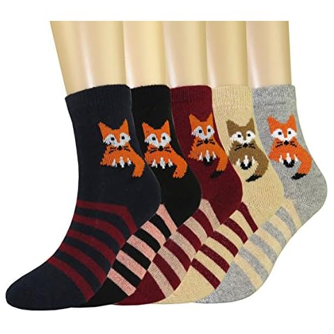 FULIER Women's Wool Thermal Ankle Socks Pack Cover