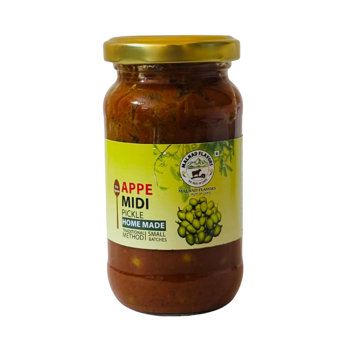 Malnad Western Ghats Appemidi Mango Pickle (200gm) | Oil Free & Vinegar Free Appemidi Mango Pickle | Fresh with No Artificial Preservatives | Glass Jar-image-32