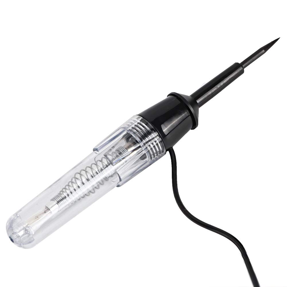 Car Electrical Tester Pen, Car Test Pen 6-12V Convenient Use Light Lamp Circuit Tester Detector Probe Electrical Test Pen for Car