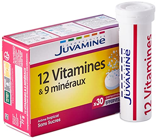 JUVAMINE - 12 Vitamines & 9 Minéraux - Aide à