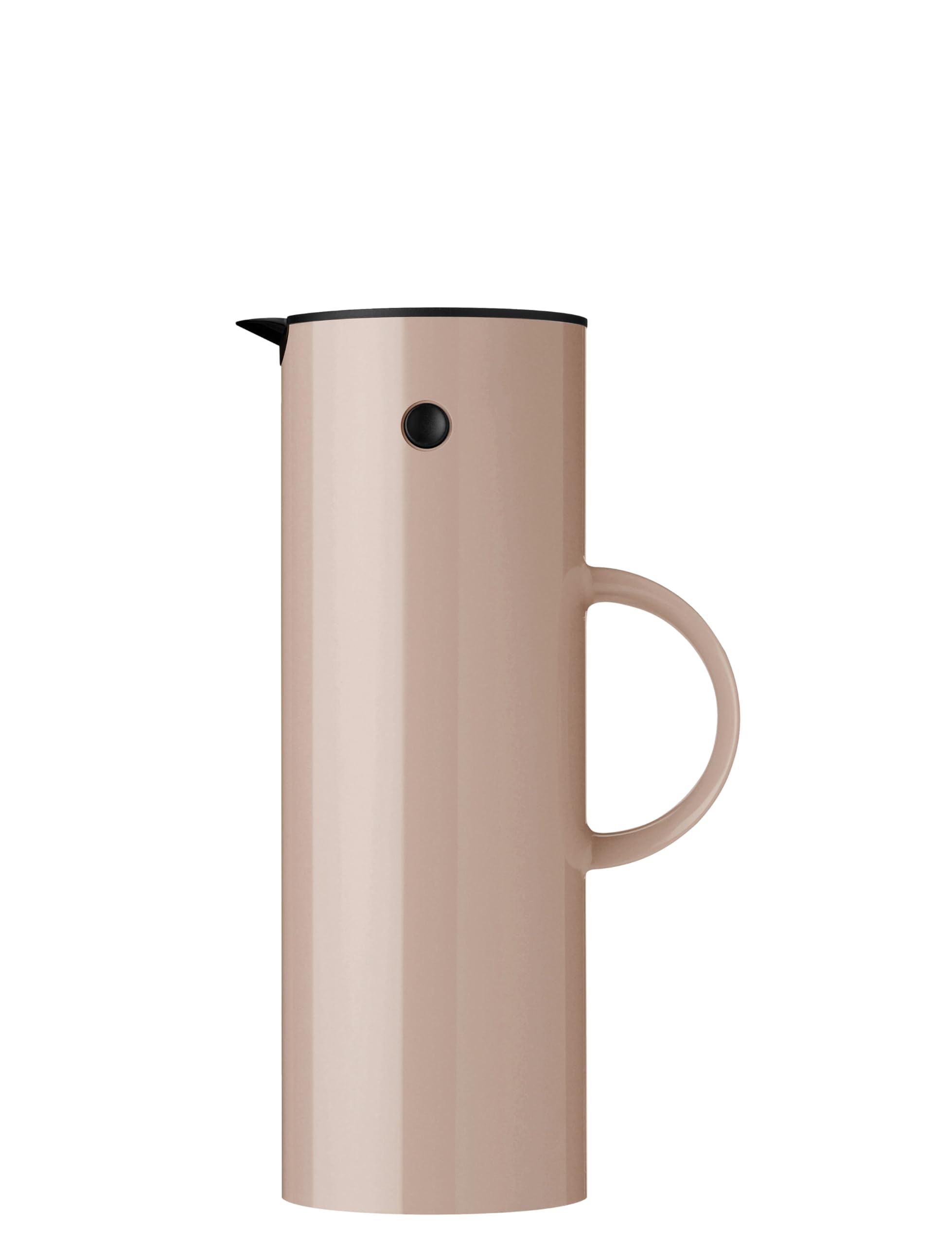 Stelton EM77 Insulated Jug - Double-Walled Insulated Jug for Hot/Cold Drinks - Tea & Coffee Pot with Glass Insert, Magnetic Closure, Screw Lid, Vintage Design - 1 Litre, Heather