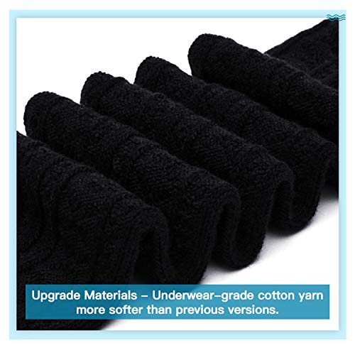 Kayhoma Extra Long Cotton Thigh High Socks Over the Knee High Boot Stockings Cotton Leg Warmers4