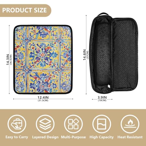 Bolsa viajera para planchas de pelo con tapete resistente miniatura 4