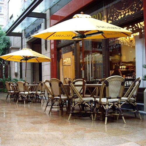 Outdoor Patio Heater, Electric Umbrella Heater/Three-Level Heating Mode Adjustable/500W-1500W Power - Image 7