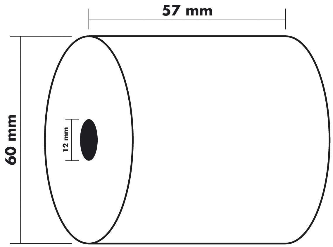 Bobines offset blanc 64g/m² 57x60x12x44-1 pli