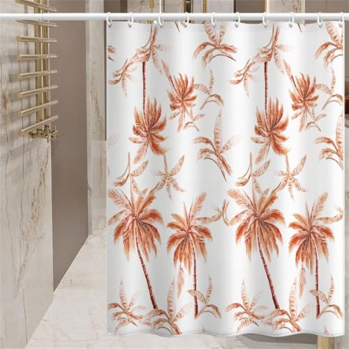 Rideau de douche anti moisissure 100x200 avec ourlet lesté en polyester imperméable