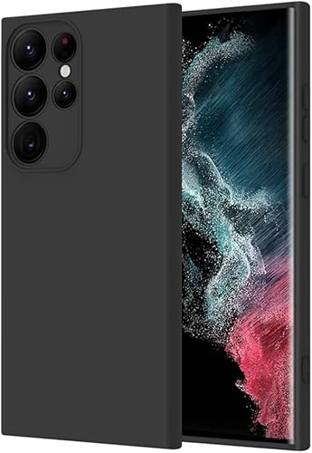 Funda magnética ultrafina para Samsung Galaxy S23 Ultra Slim Fit Compatible con Magsafe, color negro, antihuellas, a prueba de golpes, suave TPU