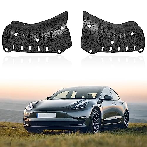 Kewisauto Coolant Guard Protector For 2021 2022 Tesla Model 3, Chassis Side Near Front Tire Parts Coolant Pipe Plates Front Coolant Hose Guard Skid Plate For Tesla Model 3 2021 2022 Accessories #TOP29