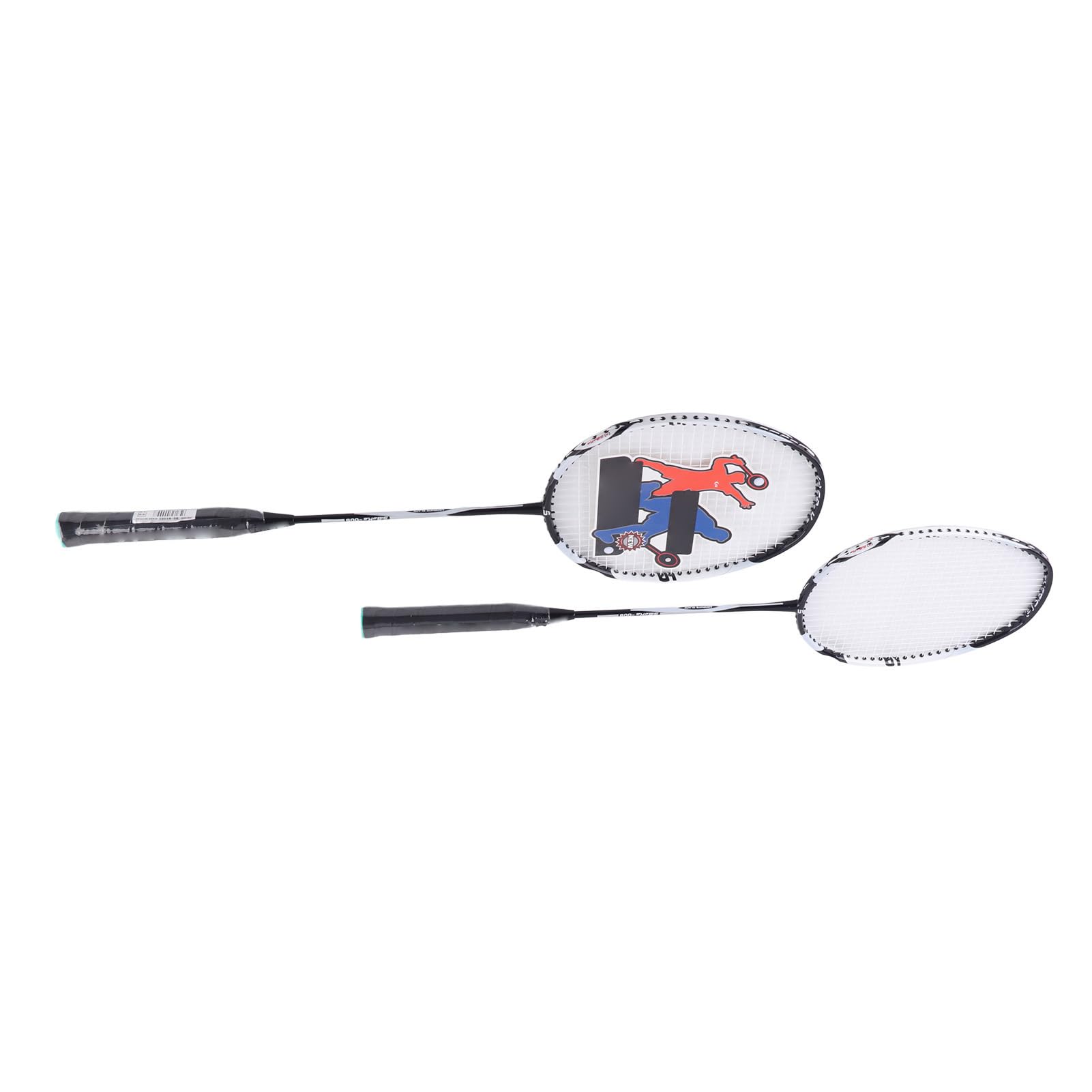 Racchetta da Badminton in Alluminio con Corde in Nylon e Impugnatura Comoda per L'allenamento Sportivo - Include Borsa per il Trasporto