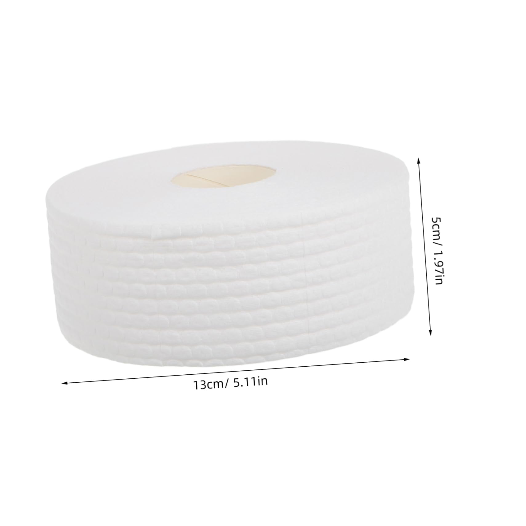 VALICLUD 1 Roll No Lint Nail Wipes Soft Cotton Pads for Gel Polish Removal High Absorption Nail Napkins Design for Easy Travel Home Use