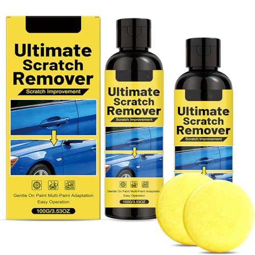 2pcs Nano Car Scratch Remover Set Ultimate Scratch Remover Kit for Cars Car Polish Scratch Repair for any Car Scratches Easily & Quickly Repair Vehicle Paint Scratches and Water Spots