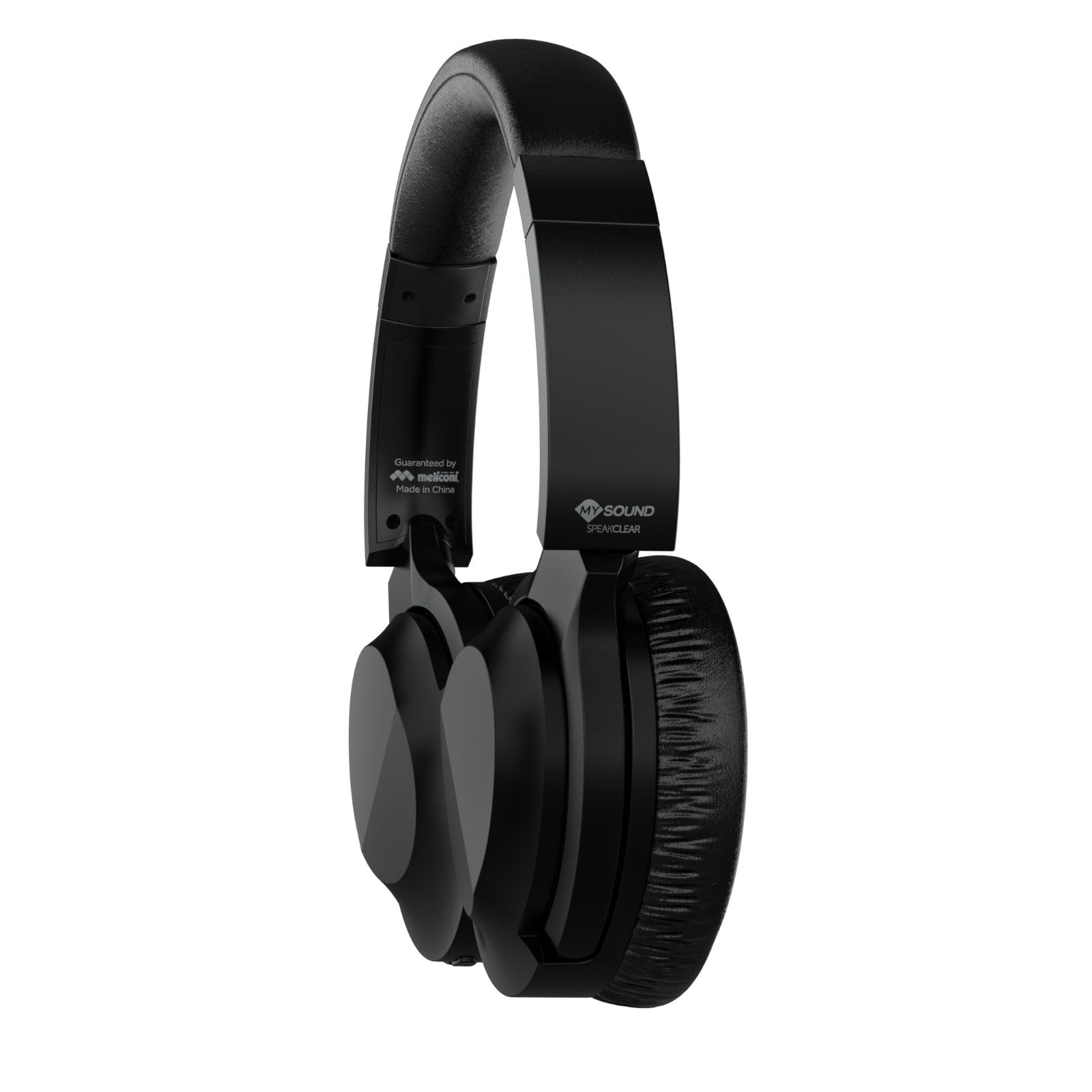 Meliconi Speak Clear, Bluetooth 5.3 słuchawki do telewizora, bezprzewodowe słuchawki z aktywną redukcją szumów, mikrofon, wytwarzające dźwięk, kompatybilne z systemem Android i Apple, czas pracy